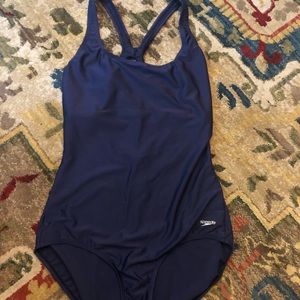 Women’s Speedo 16 Long lap suit, WORN ONCE!!